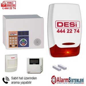 Desi Hs 102 WTKS Metaline Şifreli Lcd Keypad Alarm
